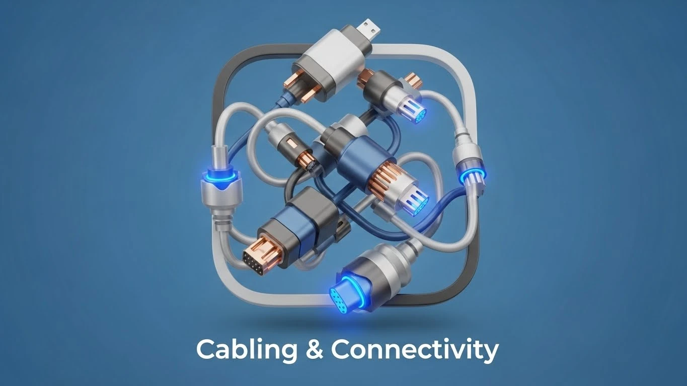 الكابلات والتوصيلات